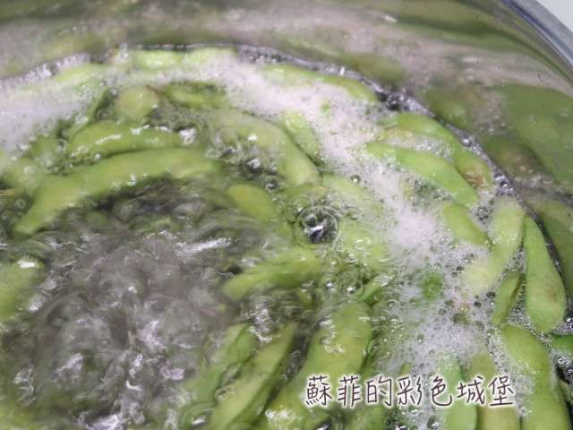 『花椒蒜味毛豆』高营养价值的加工步骤