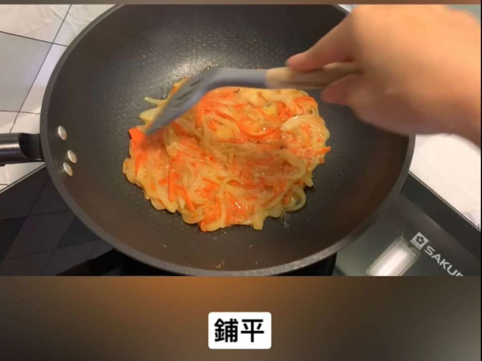 泡菜奶酪千张蛋饼的加工步骤