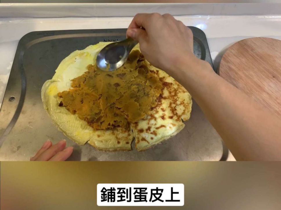 地瓜乳酪蛋卷的加工步骤