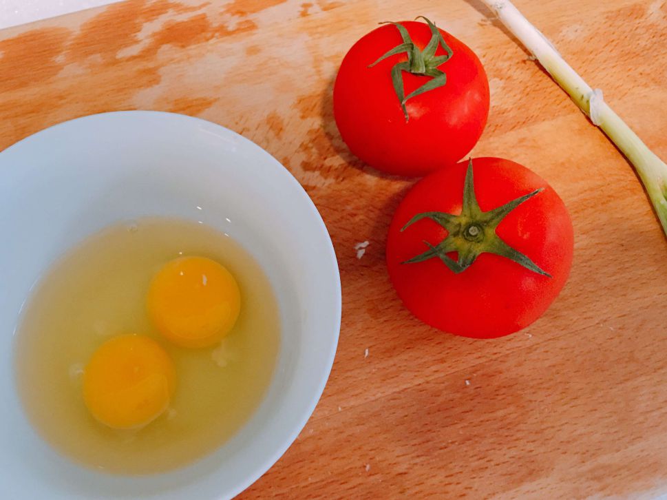 蕃茄炒蛋🍅的加工步骤