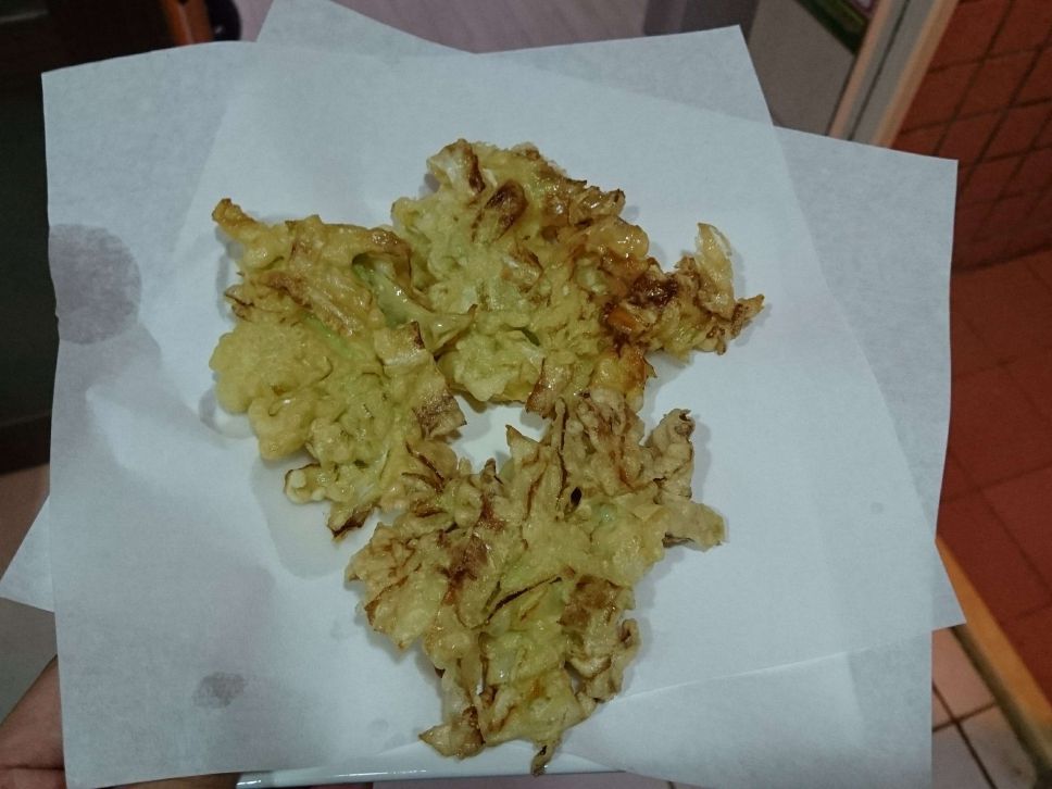 台式高丽菜煎饼的加工步骤