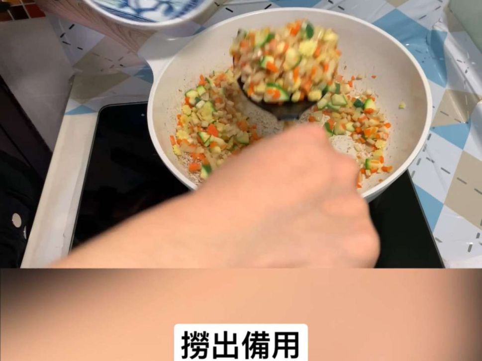 蛋披萨的加工步骤