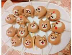 狐狸犬/柴犬cake pops