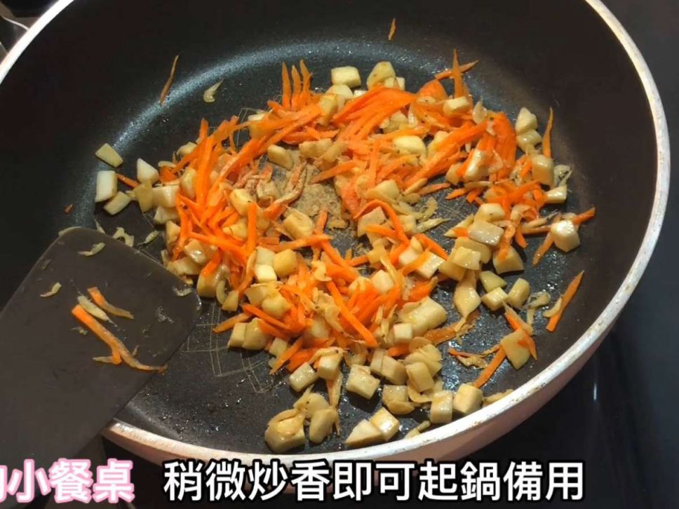 蒲瓜煎饼（去虾皮可素）的加工步骤