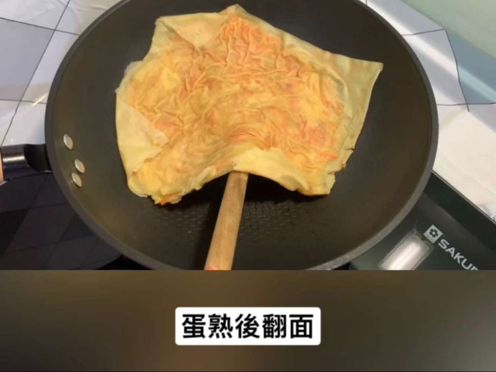 泡菜奶酪千张蛋饼的加工步骤