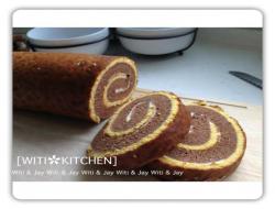 [Witi✿Kitchen]虎皮巧克力蛋糕卷