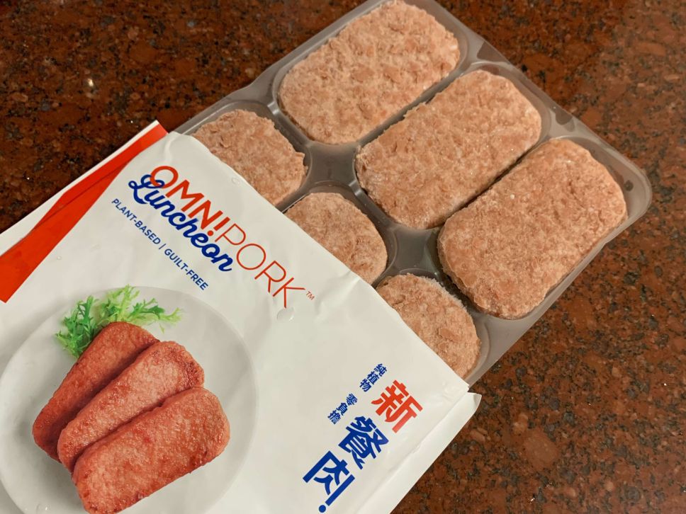 OmniPork新餐肉炒饭的加工步骤