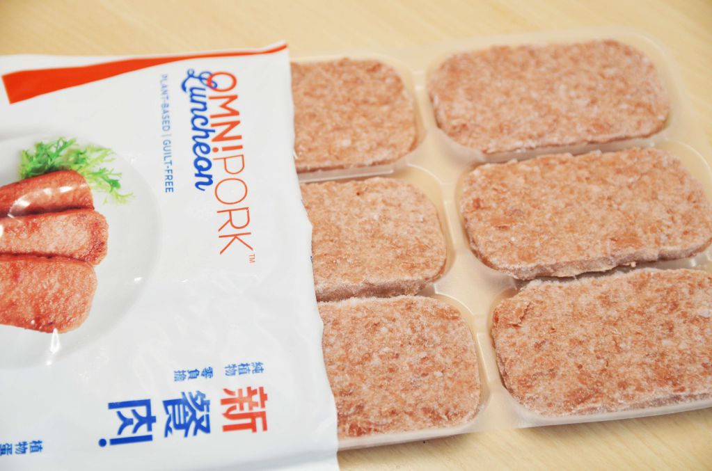 OmniPork新餐肉蛋饼的加工步骤