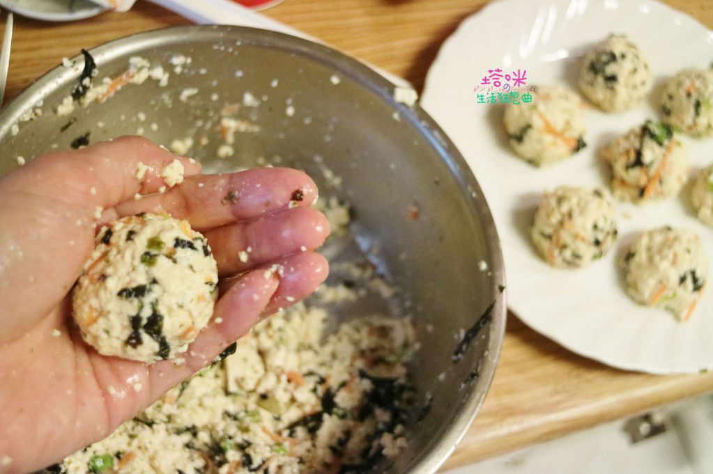 海苔豆腐煎饼的加工步骤