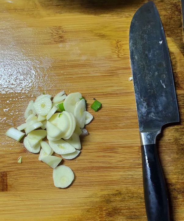 油葱蒜味四季豆的加工步骤