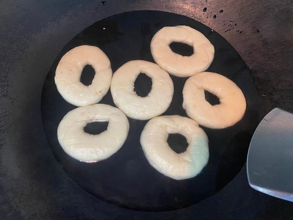 （气炸锅）简易贝果 🥯的加工步骤