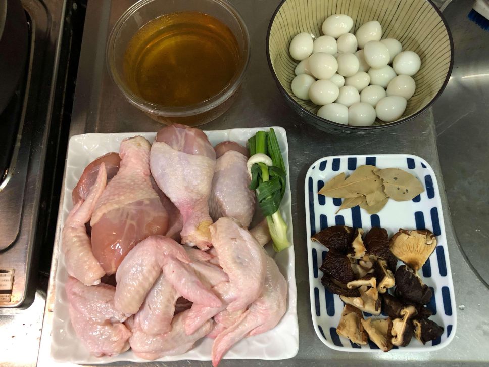 卤香菇鸡腿🍗【铸铁锅】的加工步骤