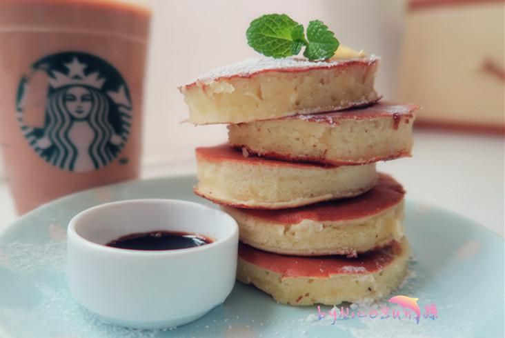 假日brunch 原味厚松饼的加工步骤