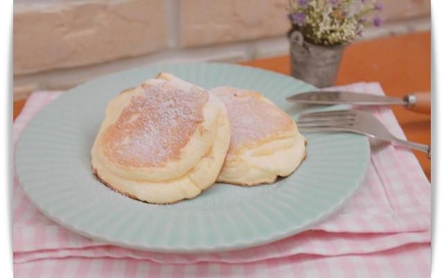 三步骤完成会呼吸的「舒芙蕾松饼」❤的加工步骤