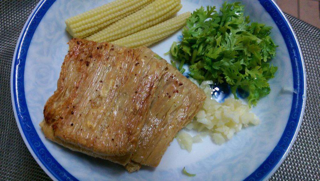 かにの泰式凉拌豆包的加工步骤