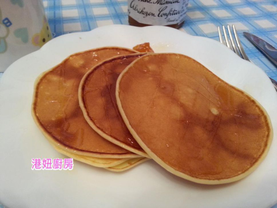 [港妞厨房] 美式松饼 Pancake的加工步骤