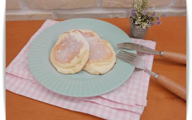 三步骤完成会呼吸的「舒芙蕾松饼」❤的加工步骤