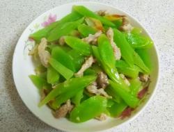 A菜心炒肉丝