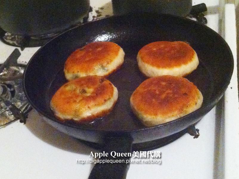 高丽菜肉馅饼~的加工步骤