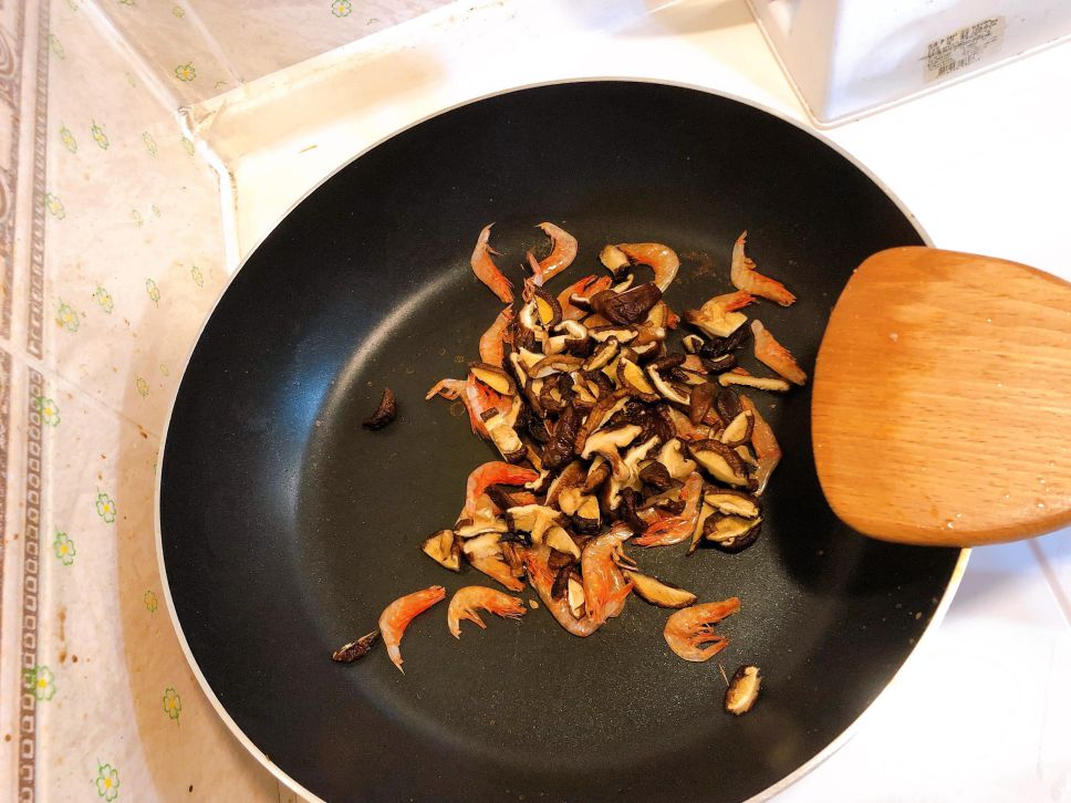 天冷冷吃高丽菜汤饭的加工步骤