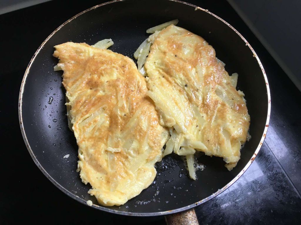 土豆丝鸡蛋煎饼的加工步骤