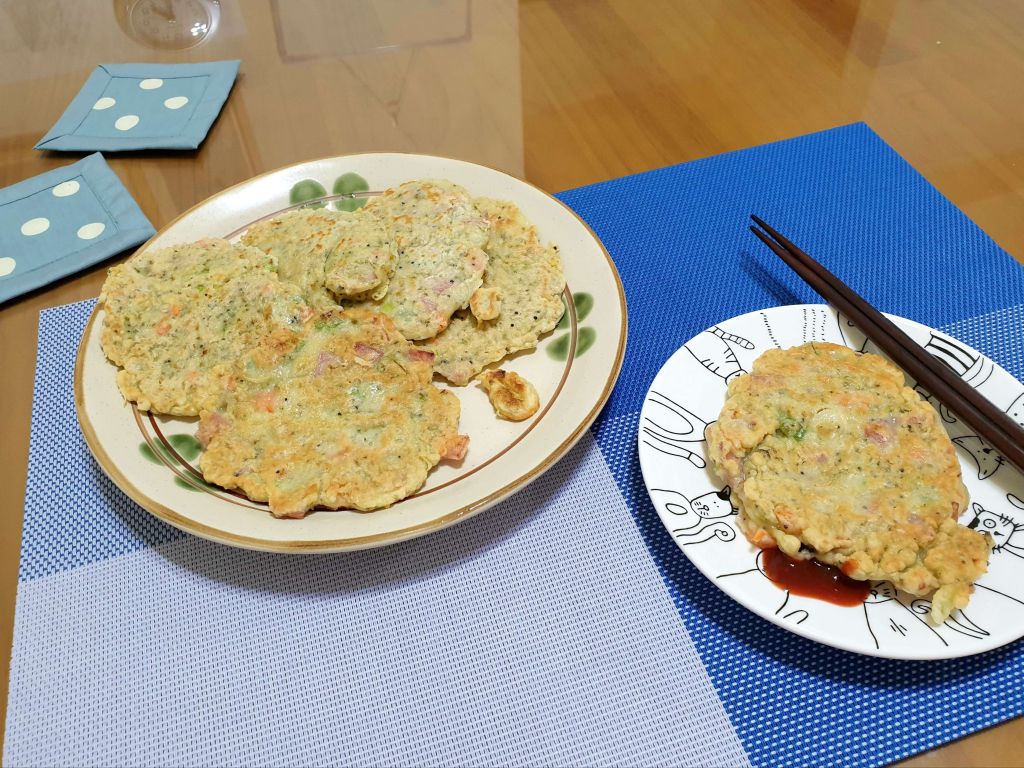 黎麦火腿煎饼的加工步骤