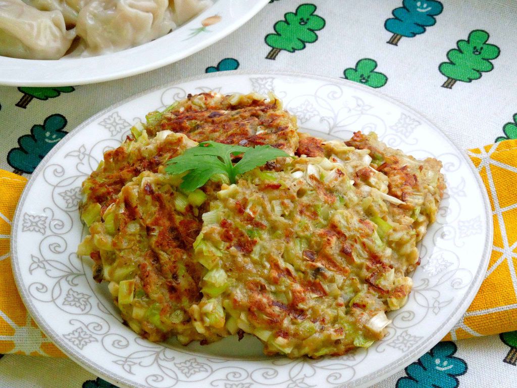 水饺馅煎饼 惜物料理的加工步骤