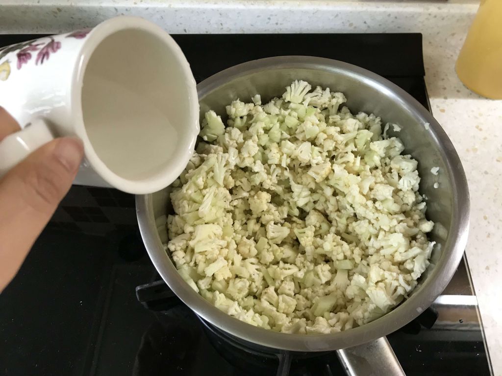 低糖白花椰菜煎饼的加工步骤