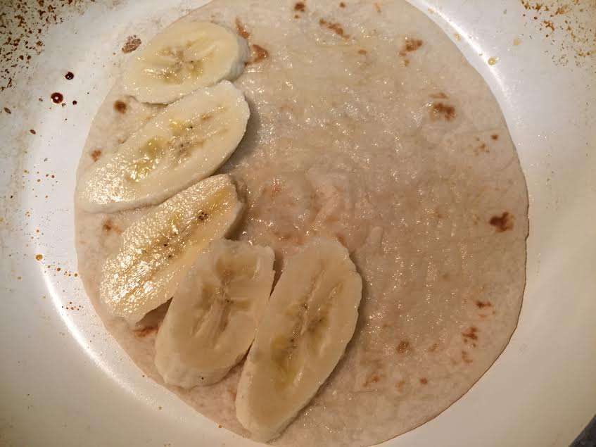 香蕉奶油墨西哥甜煎饼 [爱琳加乡味]的加工步骤