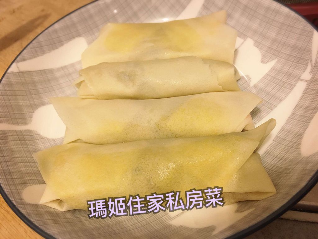 素食脆脆春卷的加工步骤