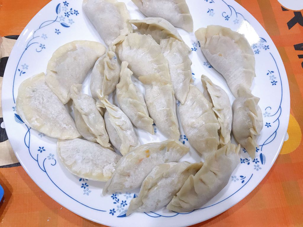 素食水饺馅的加工步骤