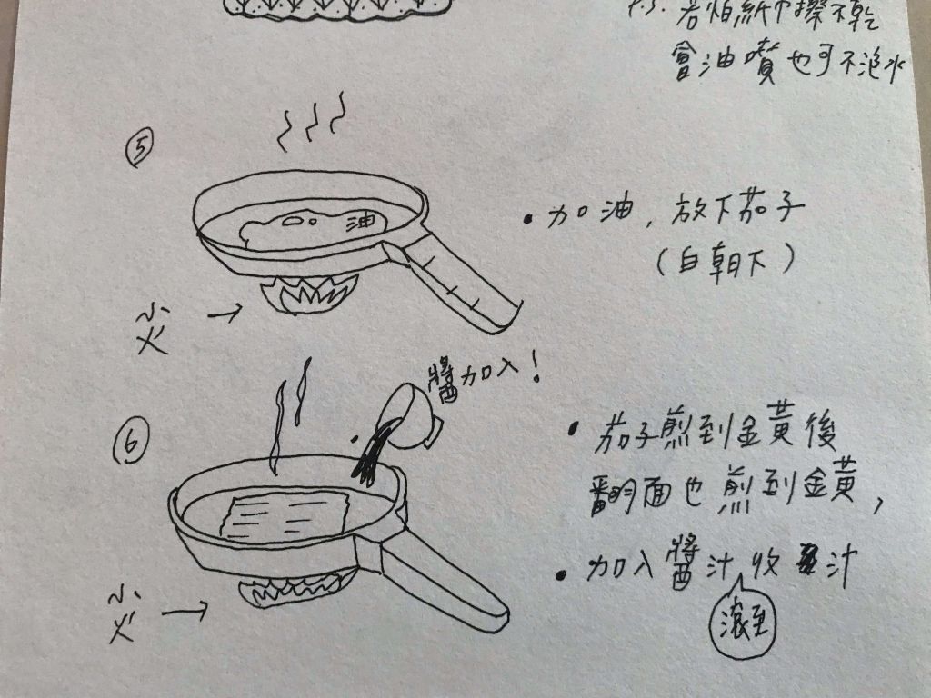 素鳗鱼盖饭（茄子）的加工步骤