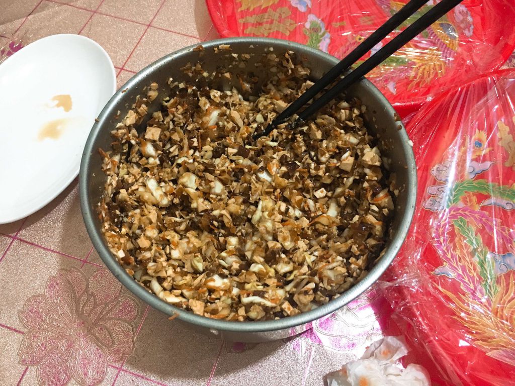 素食水饺🥟的加工步骤