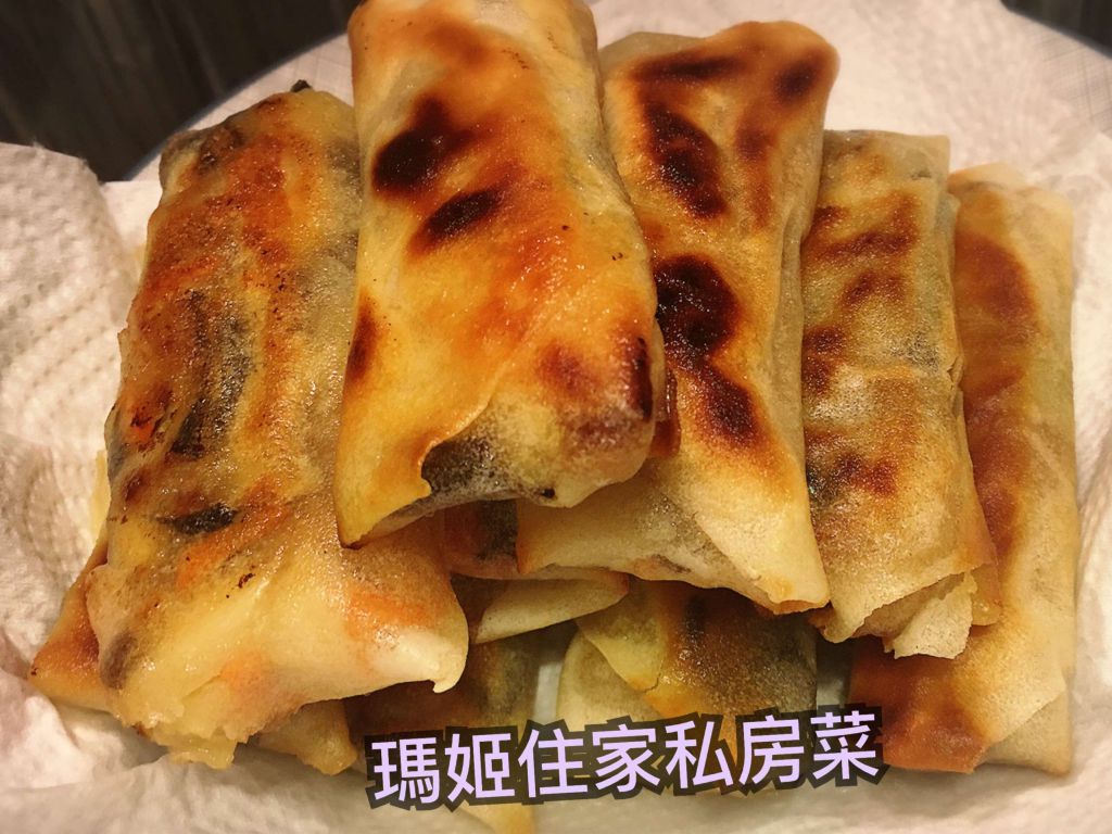 素食脆脆春卷的加工步骤