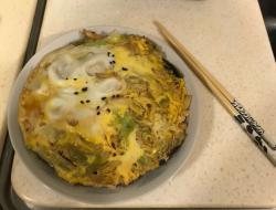 滑蛋菇菇蔬食丼饭