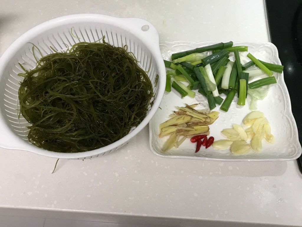 炒海菜的加工步骤