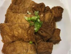 花椒烧豆皮、油豆腐（素）