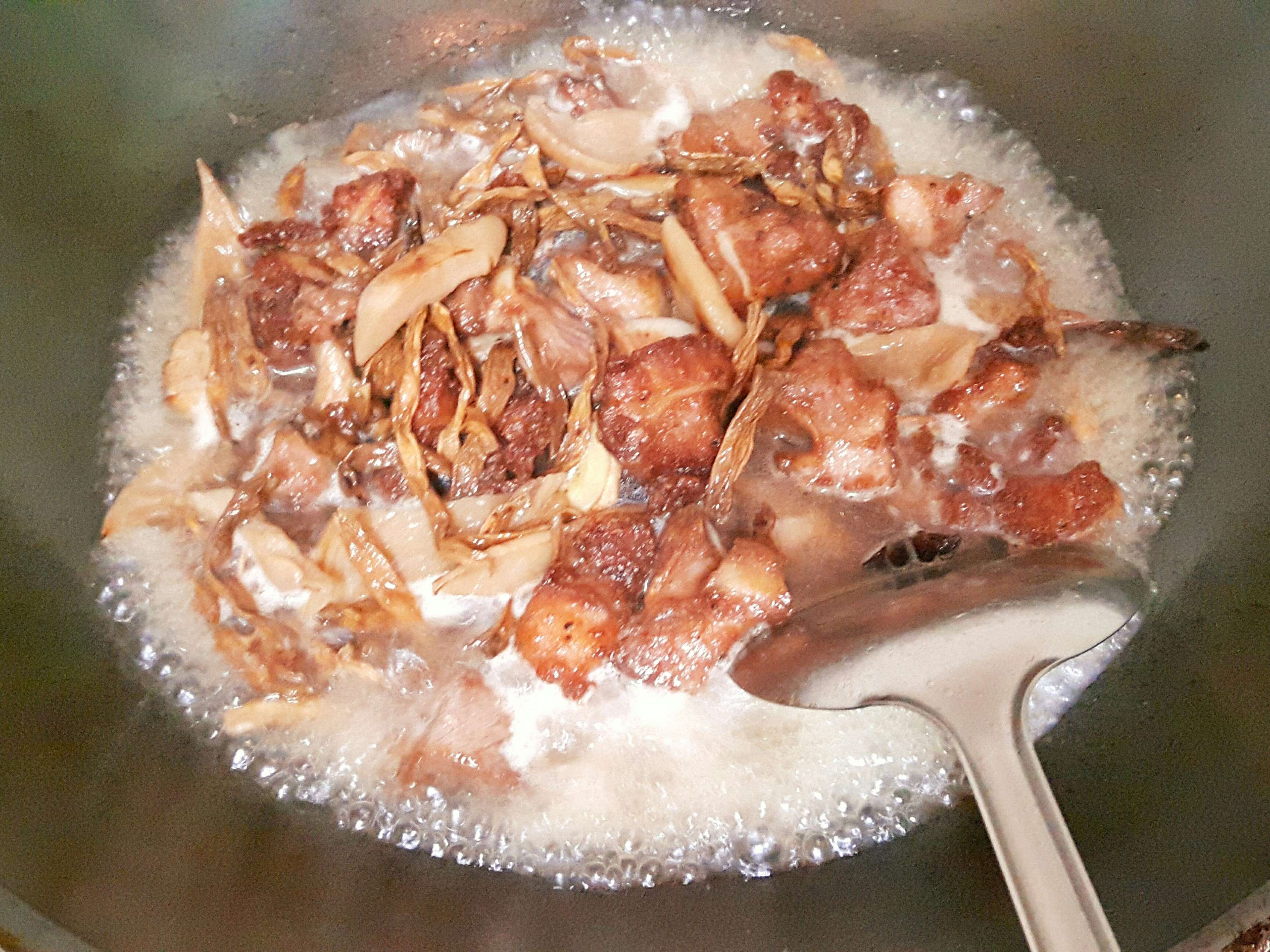 阿基师食谱菜豆干排骨汤的加工步骤