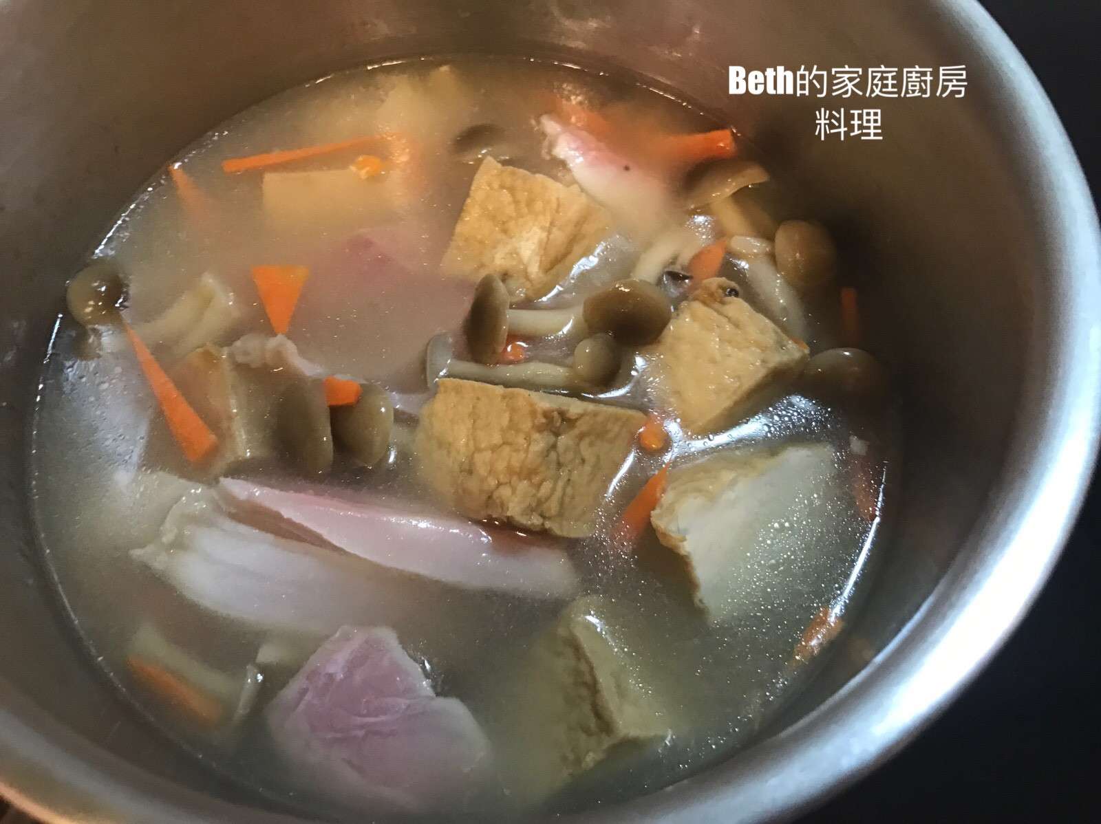 豆浆味噌面的加工步骤