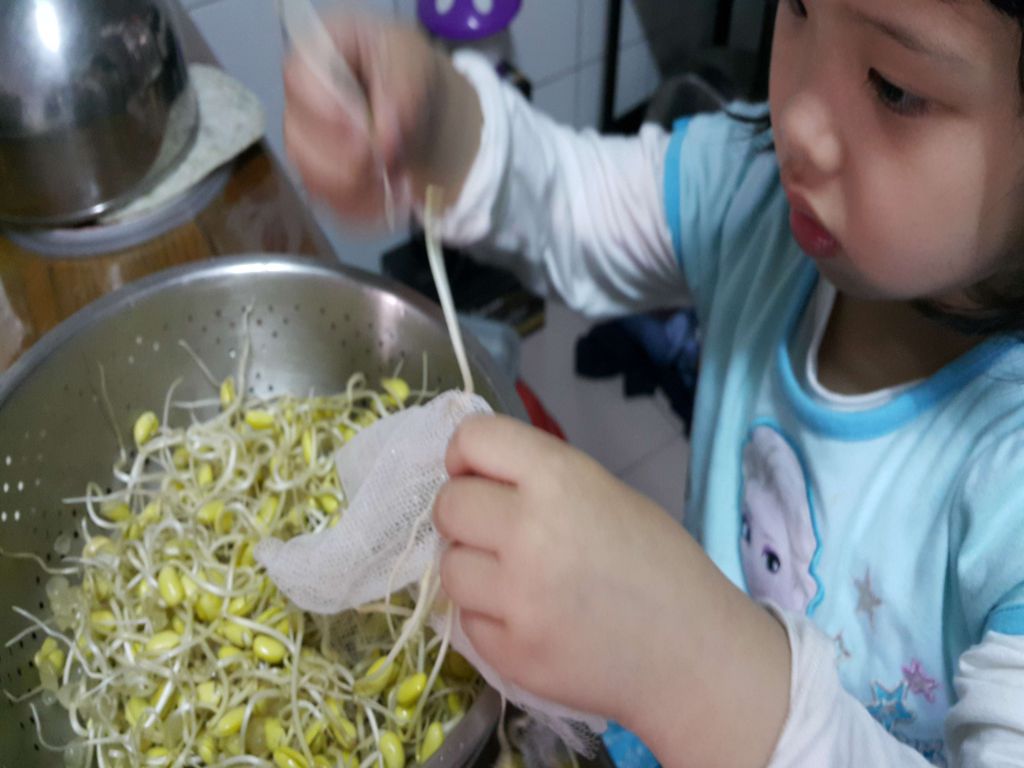 自制孵黄豆芽菜凉面的加工步骤