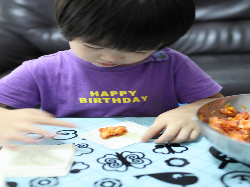 幼儿食谱【煎馄饨】(南瓜猪肉口味)的加工步骤