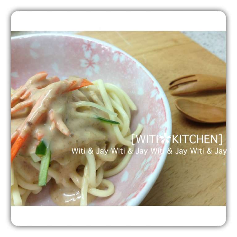 [Witi✿Kitchen]夏日。凉面的加工步骤