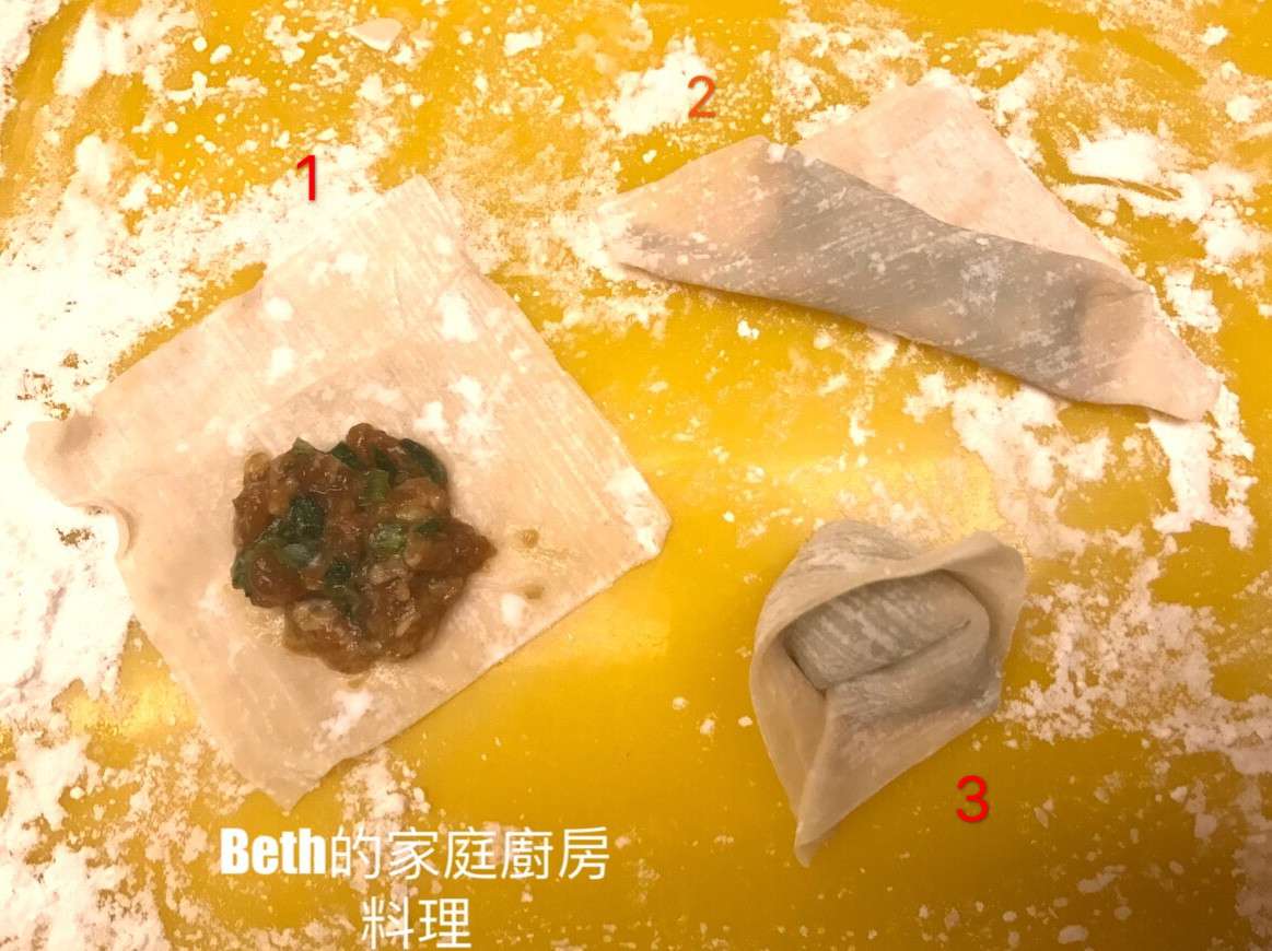 鲜肉馄饨/红油抄手的加工步骤