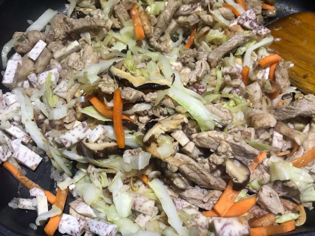 👨🏻‍🍳芋头肉丝粥-大人宝宝副食品的加工步骤