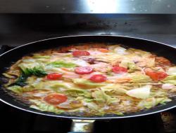 蕃茄泡菜鸡肉丼