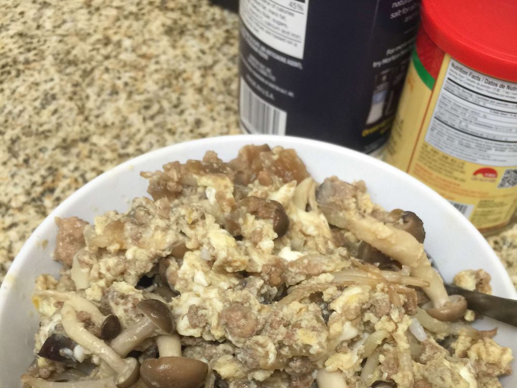 肉燥丼盖饭的加工步骤