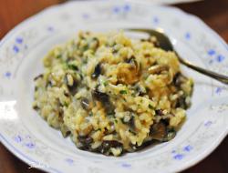 义式野菇炖饭 mushroom risotto