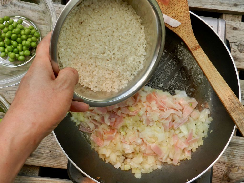 义式炖饭（risotto)的加工步骤