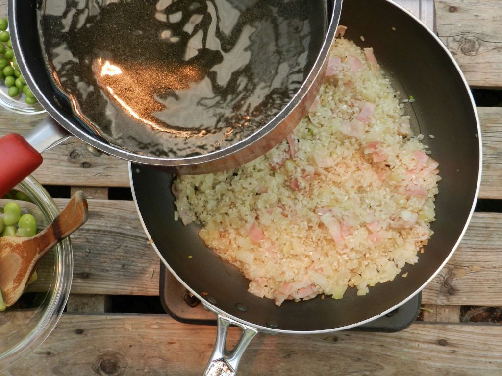 义式炖饭（risotto)的加工步骤