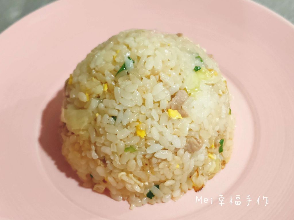 【亲子食堂】将炒饭变好吃之公主蛋糕饭的加工步骤